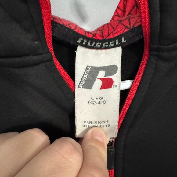 Russell Athletics Full Zip Jacket w/ Hood Hoodie Men's Size Large / 42 - 44 - Picture 5 of 9